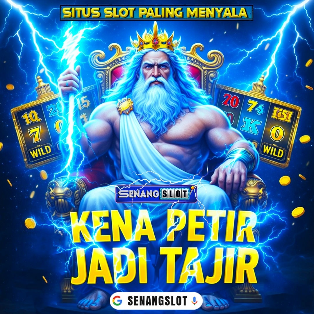 Visual sorotan SENANGSLOT bertema elektrik